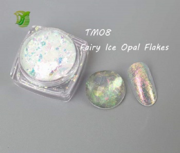 Fast Seller TM 12color Fairy Ice Opal multic chrome Opal Flakes Chunky Chameleon Aurora Opal Flakes