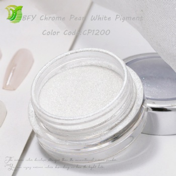 2024 Newest Hot Sale CP1200 Ultra Fine Clear Aurora Chrome Pearl White Pigment