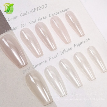 2024 Newest Hot Sale CP1200 Ultra Fine Clear Aurora Chrome Pearl White Pigment