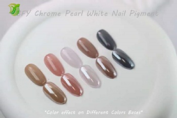 2024 Newest Hot Sale CP1200 Ultra Fine Clear Aurora Chrome Pearl White Pigment