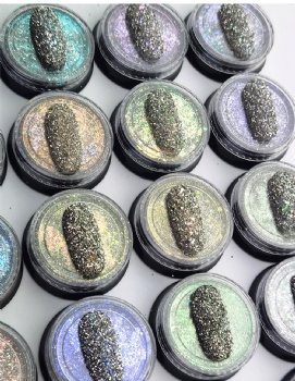 Holographic Aurora Super Sparkle Crystal Diamond Glitter Powder