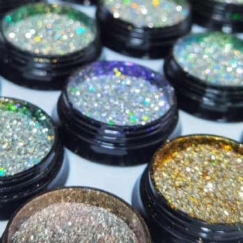 Holographic Aurora Super Sparkle Crystal Diamond Glitter Powder