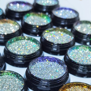 Holographic Aurora Super Sparkle Crystal Diamond Glitter Powder