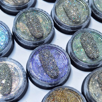 Holographic Aurora Super Sparkle Crystal Diamond Glitter Powder