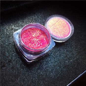 Transluscent Neon Pink Aurora Chunky Powder