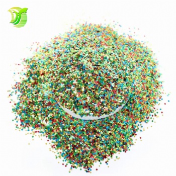 Chunky Multi-color Metallic Mixed Glitter Powder Nail Art Decoration Glitter Sequin