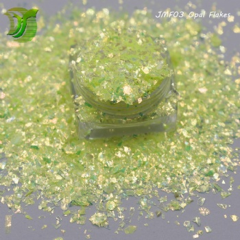 JMF-12 Colors Opal Flakes Rainbow Iridescent Nail Art Decoration Glitter Sequin