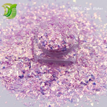 JMF-12 Colors Opal Flakes Rainbow Iridescent Nail Art Decoration Glitter Sequin