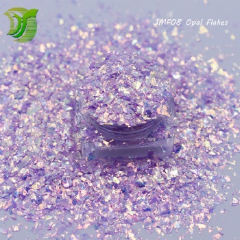 JMF-12-2 Colors Opal Flakes Rainbow Iridescent Nail Art Decoration Glitter Sequin