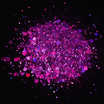 Mixed Sizes Holographic Laser Holiday Decoration Nail Glitter Powder