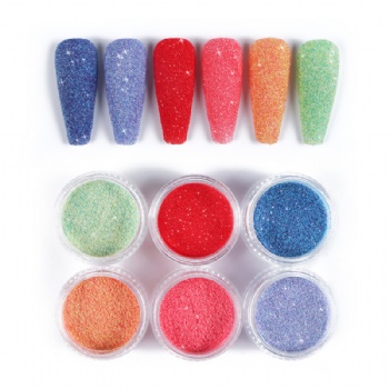 Nail Art 0.2mm Fantasy Iridescent Rainbow Glitter Powder