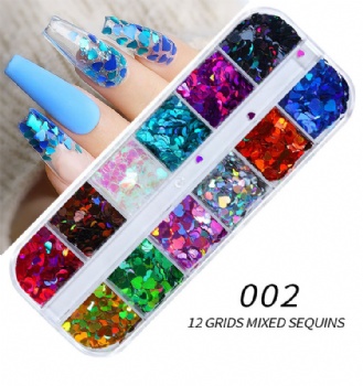 Holographic Laser Snow Flakes Nail Art Decoration Glitter Sequin