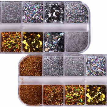 Holographic Laser Ultra Fine Glitter Powder Nail Art Decoration Glitter Sequin