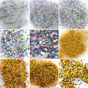 Holographic Laser Ultra Fine Glitter Powder Nail Art Decoration Glitter Sequin