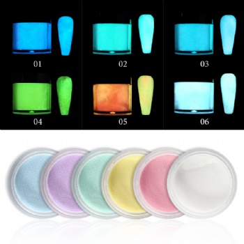 Glow in dark powder for Nail Art Decoration