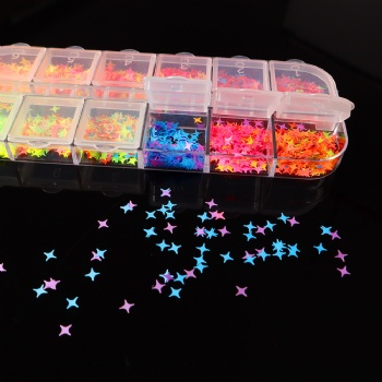 Drop Shipment Attractive Neon Butterfly Star Glitter Sequin