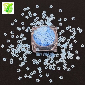 4mm Hollow Flowers Fashion Neon Glitter Sequin