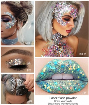 Glitter Sequin for Hair Decoration